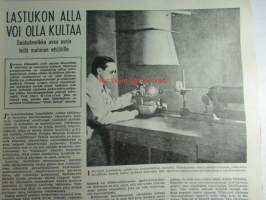 Viikkosanomat 1949 nr 3, sis. mm. seur. artikkelit / kuvat / mainokset; Nuori haukansilmä, Jää virtaa, Kamera on kiertänyt, Jacouelinen muotokuva, Kuurous ei