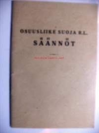 Osuusliike Suoja rl  Rauma - säännöt 1942