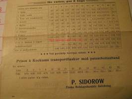 mainos takorautaputkia  p.sidorow