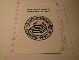 Antikvariaattihakemisto  2012