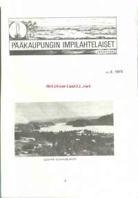 Pääkaupungin impilahtelaiset - jäsenlehti 1973 nr 2