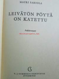 Leivätön pöytä on katettu