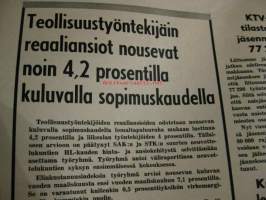 Kunta ja Me 1972 / 22 - Kansikuva Austin/Morris Mini läänien rajalla.Teräsmies sarjakuvaa.Kuntien kalleus luokitukset.Sama indeksi eläkkeille ?ym.