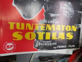 Tuntematon sotilas -elokuvajuliste, kiertueversio 1960-luvulta