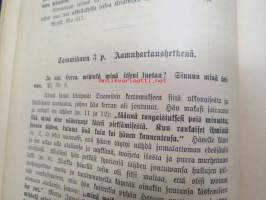 Kotihartauskirja Raamatun lause selityksineen käytettäwä Aamu- ja Ehtoohartaushetkinä kautta koko wuoden M.F. Roosin hausbuch nimisestä teoksesta mukaillen