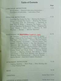 Catepillar D6 Tractor - Operation and maintenance instructions