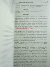 Catepillar D6 Tractor - Operation and maintenance instructions