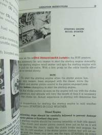 Catepillar D6 Tractor - Operation and maintenance instructions