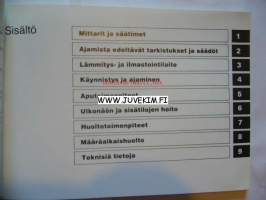 Nissan Mallisarja E24 -Käyttöohjekirja