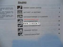 Nissan Mallisarja K10 -Käyttöohjekirja