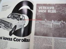 Automies 1971 nr 2 -asiakaslehti, Toyota Corona 1500 Mark I, Terhi-veneet 1971 mallisto mm. 520, 600 Fiskari, Terhi perämoottorit, Vire-moottori, Kone-Diesel, ym.