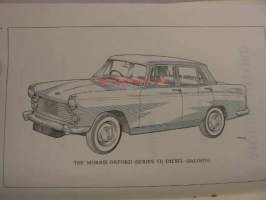 Morris Oxford Series VI diesel Driver´s handbook käyttöohjekirja
