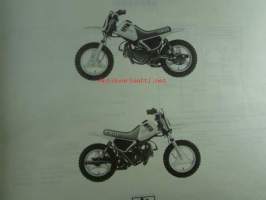 Yamaha Parts Catalogue PW50J (4x4), 124X4-300E1 - Varaosaluettelo