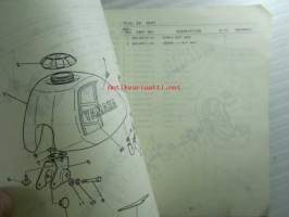 Yamaha Parts Catalogue PW50J (4x4), 124X4-300E1 - Varaosaluettelo
