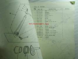 Yamaha Parts Catalogue PW50J (4x4), 124X4-300E1 - Varaosaluettelo