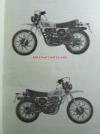 Yamaha parts list model XT500 (&#039;77) (type 1U6) for Europe - Varaosaluettelo
