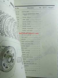 Yamaha parts list model XT500 (&#039;77) (type 1U6) for Europe - Varaosaluettelo