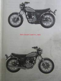 Yamaha parts list model SR500 (&#039;78) - Varaosaluettelo