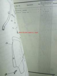 Yamaha parts list model SR500 (&#039;78) - Varaosaluettelo