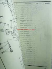 Yamaha parts list model SR500 (&#039;78) - Varaosaluettelo