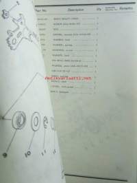 Yamaha parts list model SR500 (&#039;78) - Varaosaluettelo