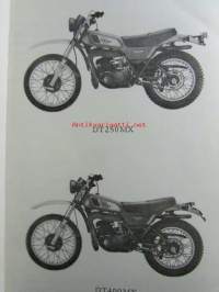 Yamaha parts list model DT250MX (&#039;77)(type1R7) model DT400MX (&#039;77)(type1R6) for Europe  - Varaosaluettelo