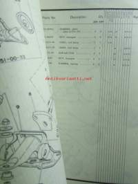 Yamaha parts list model DT250MX (&#039;77)(type1R7) model DT400MX (&#039;77)(type1R6) for Europe  - Varaosaluettelo