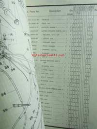 Yamaha parts list model DT250MX (&#039;77)(type1R7) model DT400MX (&#039;77)(type1R6) for Europe  - Varaosaluettelo