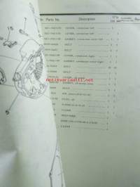 Yamaha parts list model DT250MX (&#039;77)(type1R7) model DT400MX (&#039;77)(type1R6) for Europe  - Varaosaluettelo