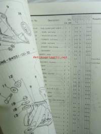 Yamaha parts list model DT250MX (&#039;77)(type1R7) model DT400MX (&#039;77)(type1R6) for Europe