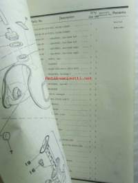 Yamaha parts list model DT250MX (&#039;77)(type1R7) model DT400MX (&#039;77)(type1R6) for Europe