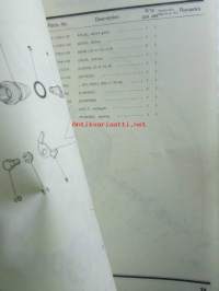 Yamaha parts list model DT250MX (&#039;77)(type1R7) model DT400MX (&#039;77)(type1R6) for Europe