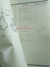 Yamaha parts list model DT250MX (&#039;77)(type1R7) model DT400MX (&#039;77)(type1R6) for Europe