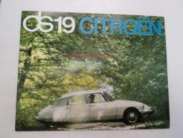 Citroën DS19 1964 -myyntiesite / sales brochure