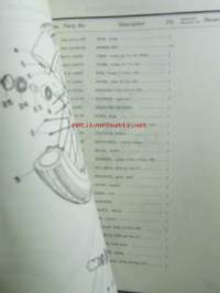 Yamaha parts list model RS125 (&#039;77)(type 2A0) for Europe - Varaosaluettelo