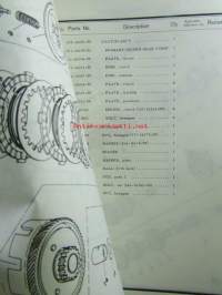 Yamaha parts list model RS125 (&#039;77)(type 2A0) for Europe - Varaosaluettelo