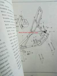 Kawasaki Parts Catalog 90 MC1 - Moottoripyörä varaosaluettelo