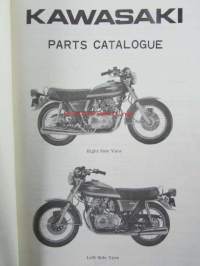 Kawasaki Parts Catalog KZ400 for European market - Moottoripyörä varaosaluettelo