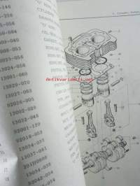 Kawasaki Parts Catalog KZ400 for European market - Moottoripyörä varaosaluettelo