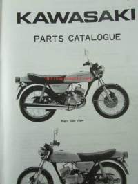 Kawasaki Parts Catalog KE125-A1 for European market - Moottoripyörä varaosaluettelo