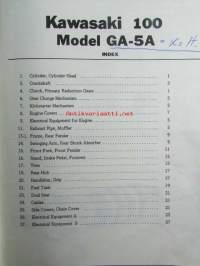 Kawasaki Parts Catalog 100:G7S/G7T - Moottoripyörä varaosaluettelo