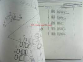 Kawasaki Z650-D for European market, motorcycle Parts Catalog -varaosaluettelo