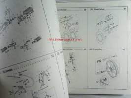 Kawasaki Z650-D for European market, motorcycle Parts Catalog -varaosaluettelo