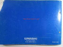 Kawasaki Z650-D for European market, motorcycle Parts Catalog -varaosaluettelo