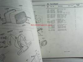Kawasaki Z440-A2 for European market, motorcycle Parts Catalog - varaosaluettelo