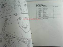 Kawasaki ZKX420-A, ZKX420-A1 ZKX420-A2, motorcycle Parts Catalog - varaosaluettelo