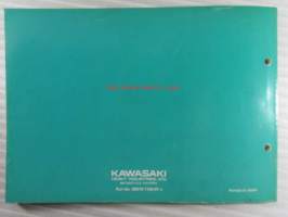 Kawasaki Z250-G, Z250-G2, For European Market, motorcycle Parts Catalog - varaosaluettelo