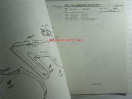 Kawasaki KX125-A series KX125A7, For European Market, motorcycle Parts Catalog - varaosaluettelo