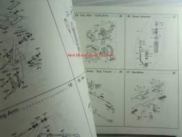 Kawasaki KX125-A series KX125A7, For European Market, motorcycle Parts Catalog - varaosaluettelo
