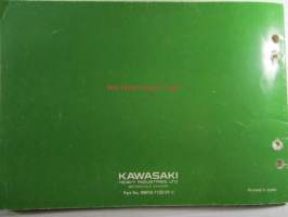 Kawasaki KX125-A series KX125A7, For European Market, motorcycle Parts Catalog - varaosaluettelo